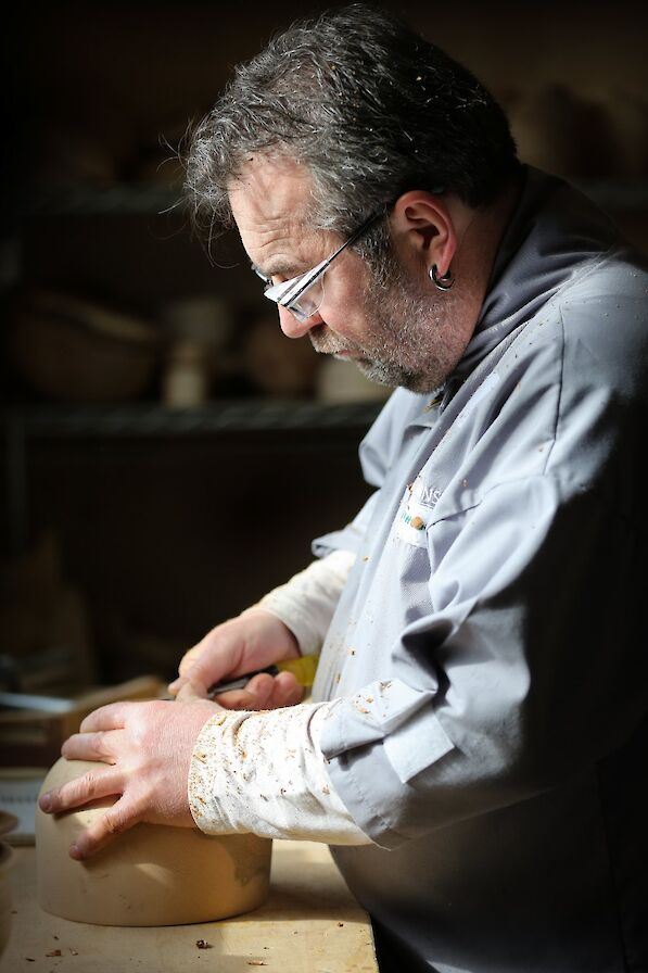 Michael Sinclair at work