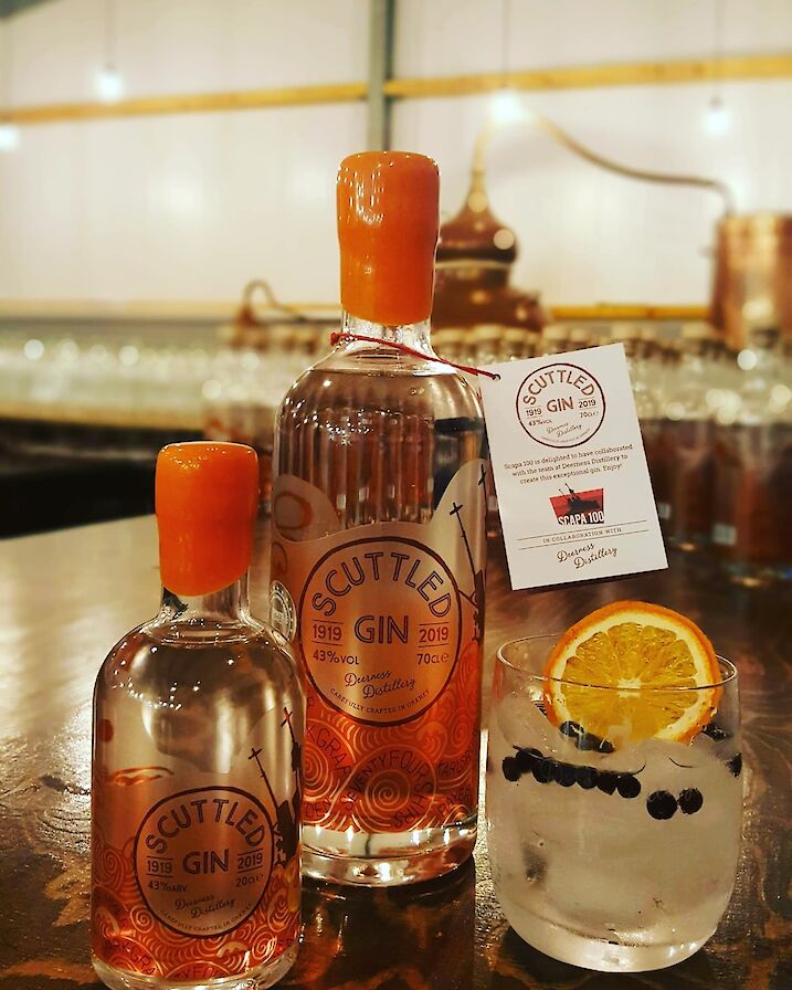 Scuttled Gin from the Deerness Distillery