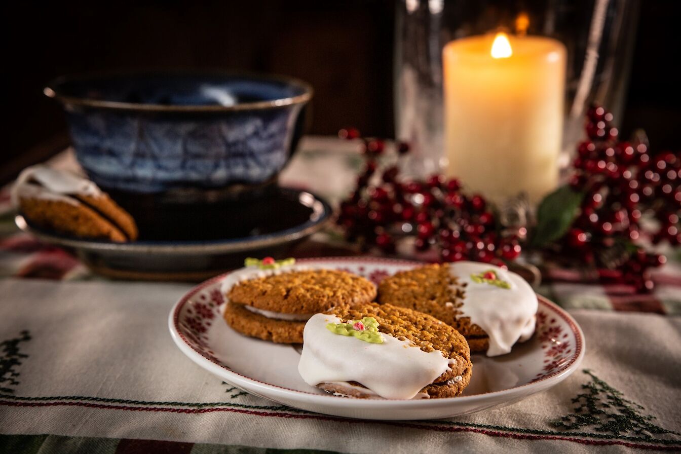 Festive Ginger Creams from Argos Bakery