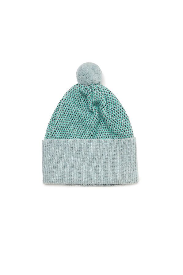 Tivoli hat in haar, kelp and wolf grey by Hilary Grant