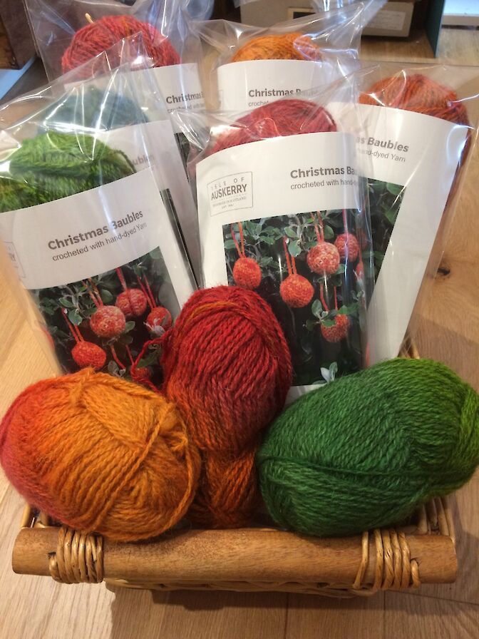 Christmas bauble crochet kit from Isle of Auskerry