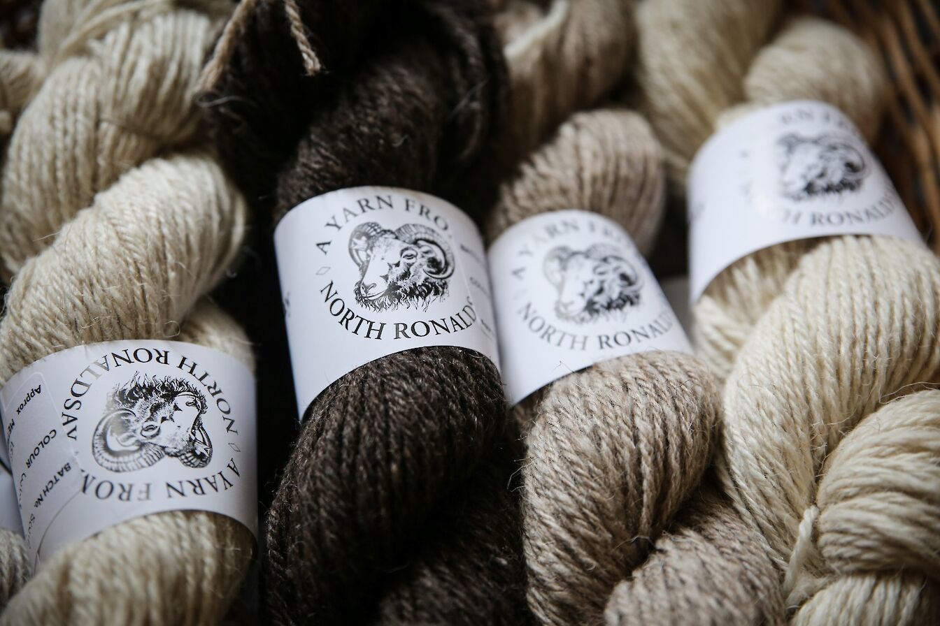 The sheep provide wool for the local wool mill, which is sold far and wide