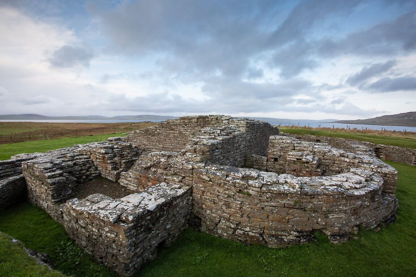 View over Cubbie Roo's Castle, Orkney