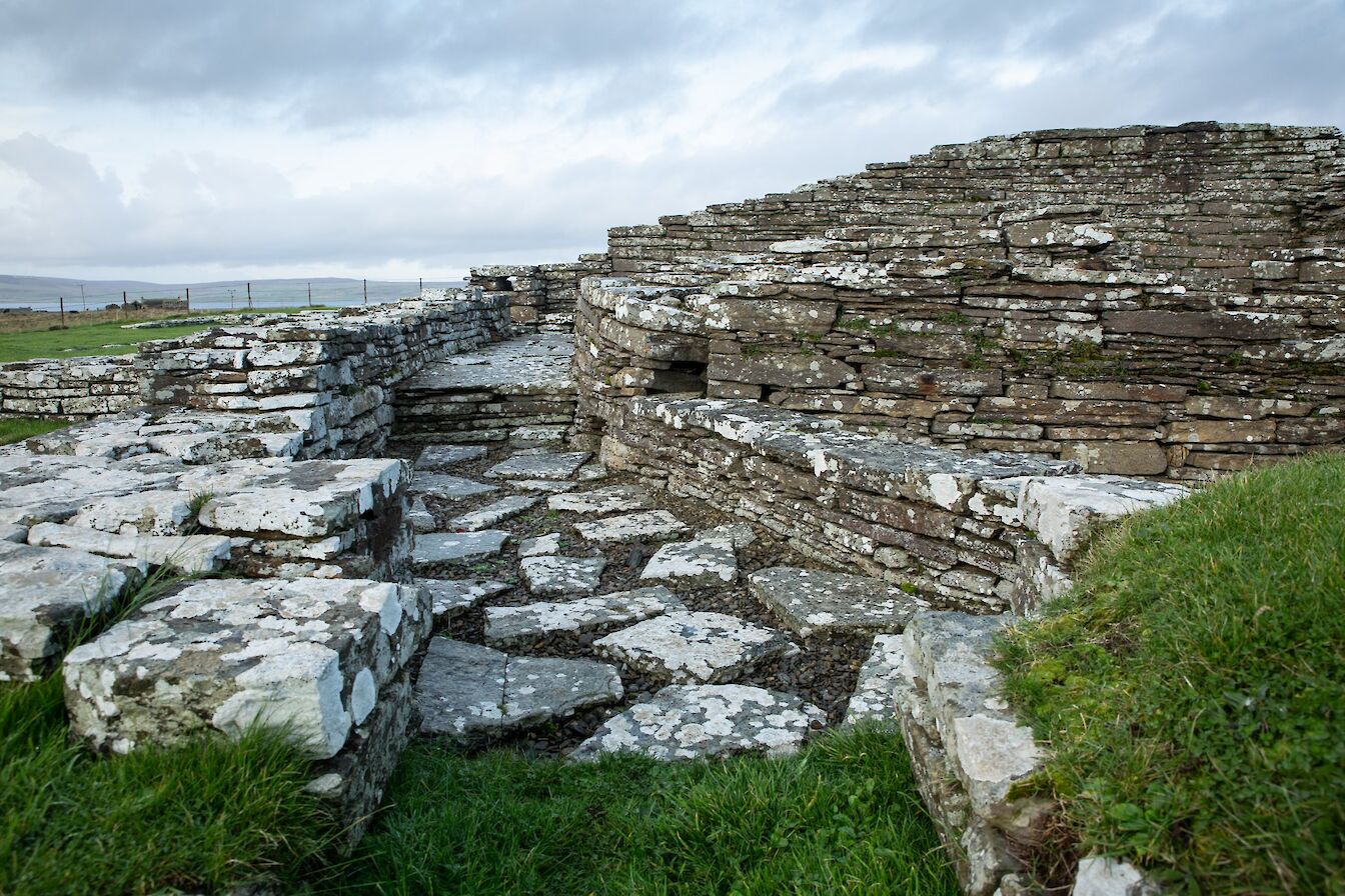 View over Cubbie Roo's Castle, Orkney