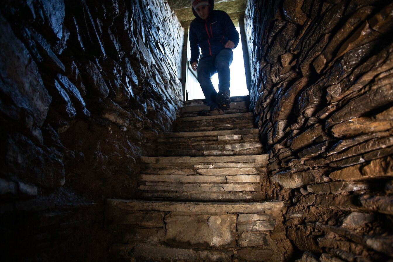 Descending down to Grain Earth House