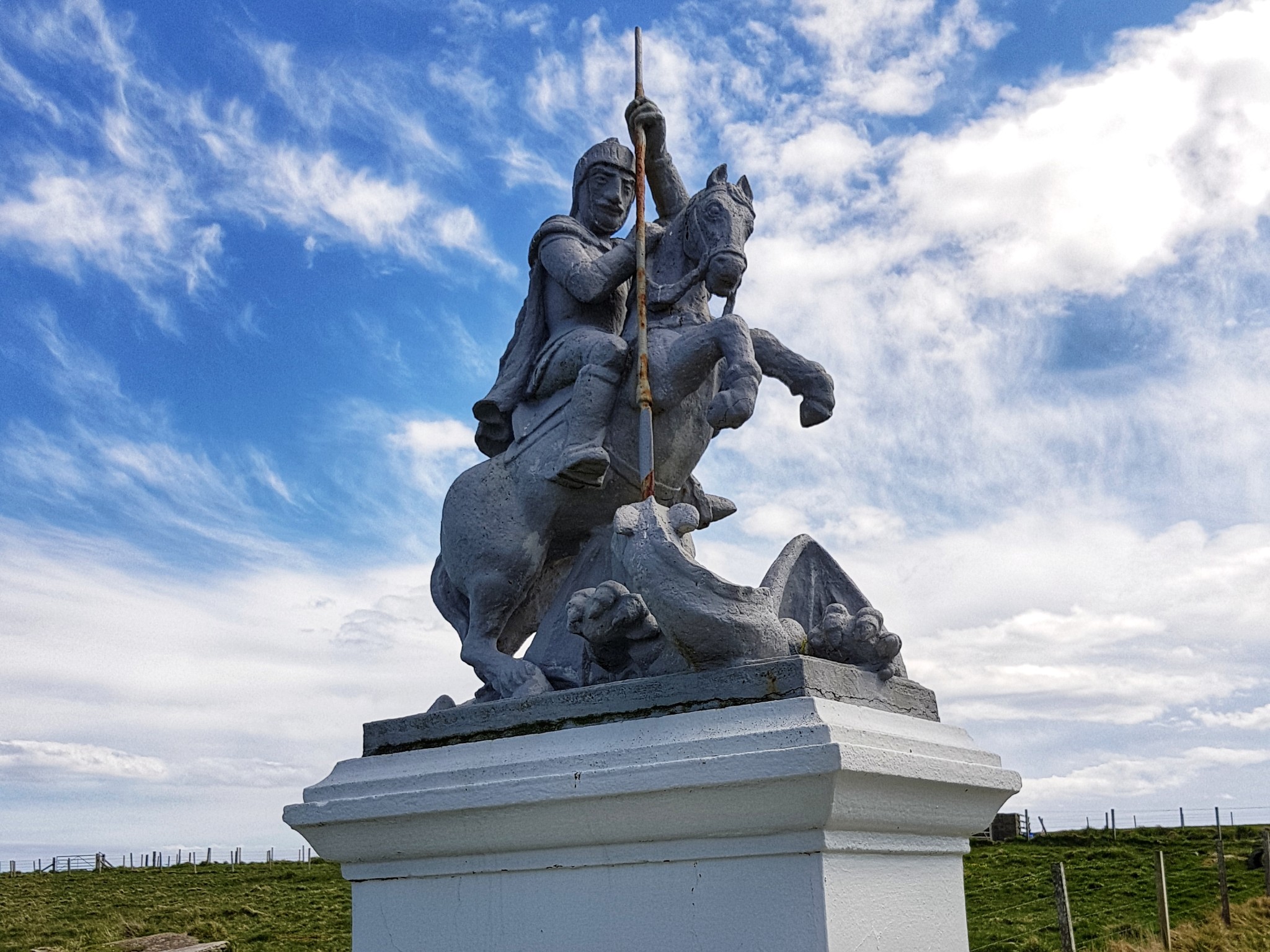 The story of the St sculpture