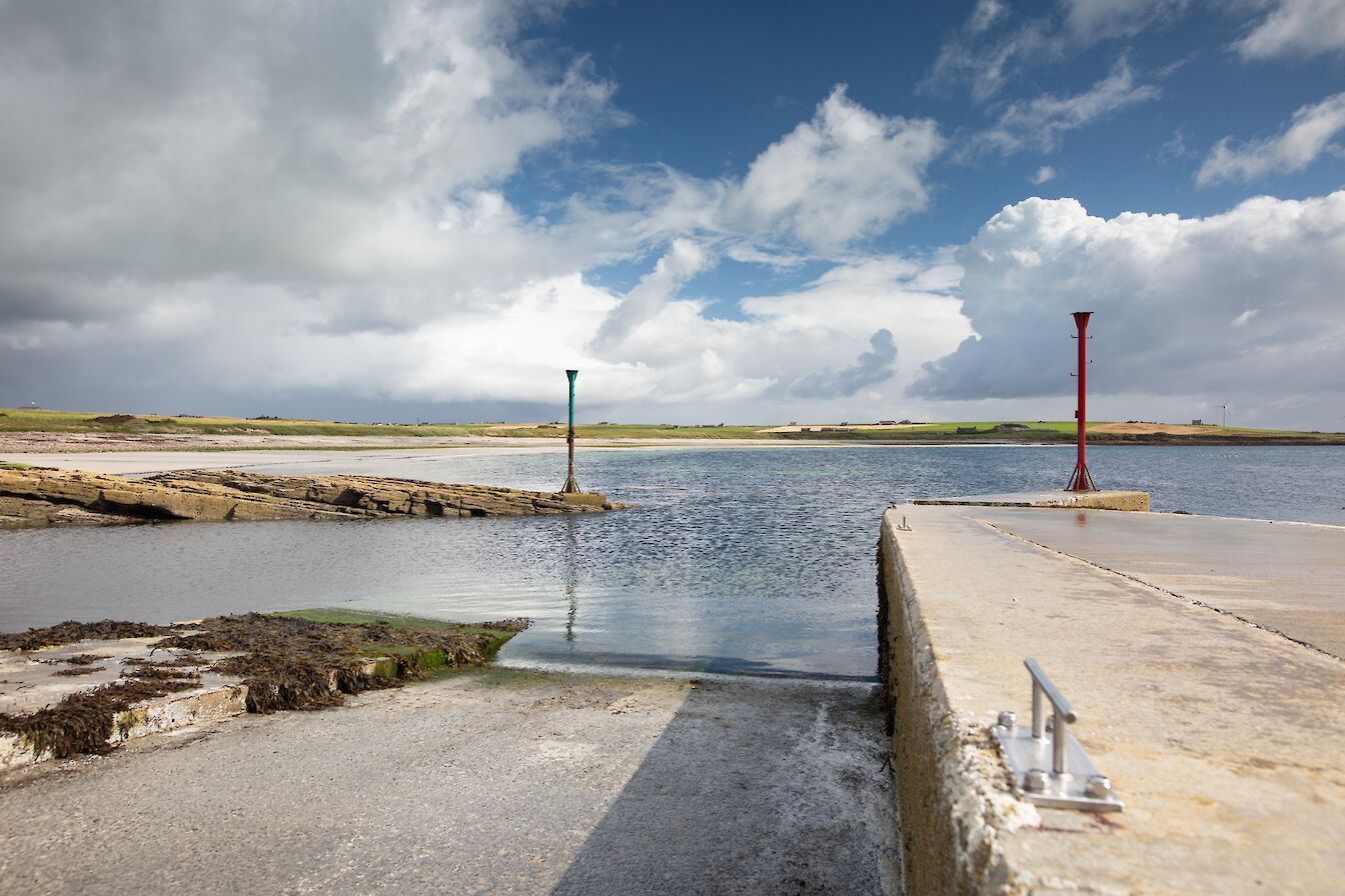 Slipway at Newark Bay, Orkney