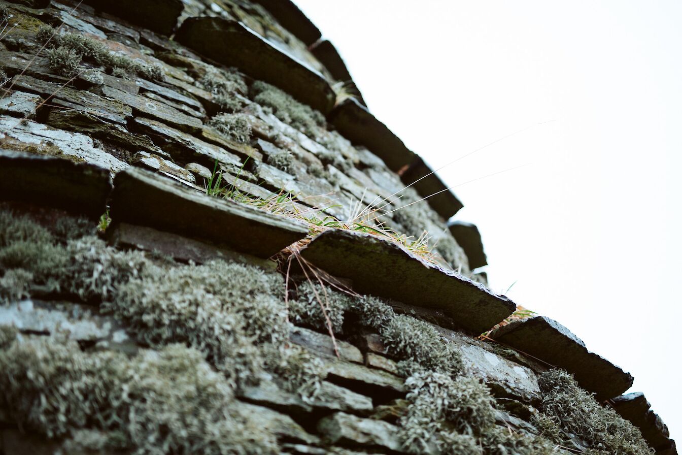 String courses at the Rendall Doocot, Orkney