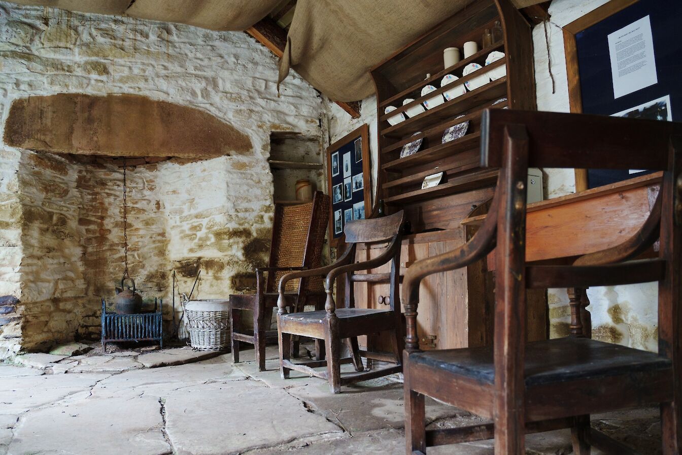 Inside Cra'as Nest Museum, Rackwick, Orkney