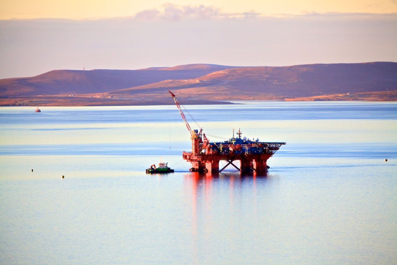 Oil & gas-related work in Scapa Flow, Orkney