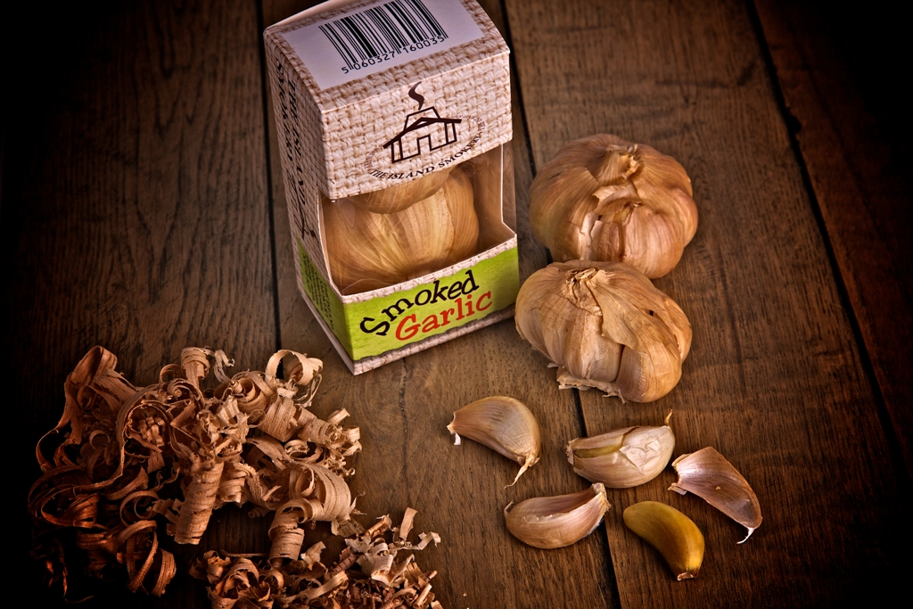 Smoked garlic and smoked garlic butter are next for the Island Smokery