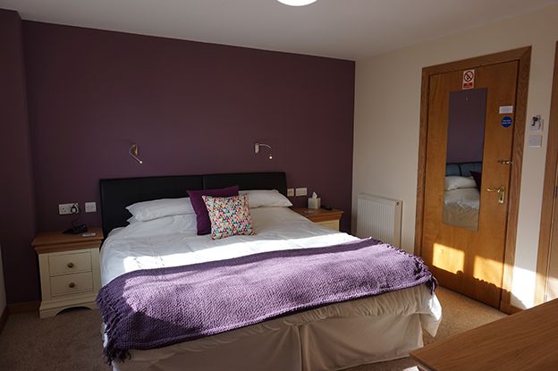 One of the newly refurbished double rooms at Karrawa Guest House