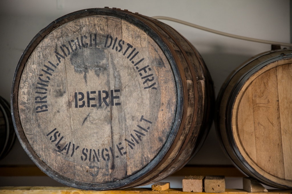 The Bere Malt Vinegar is aged in these oak barrels to help its flavour develop