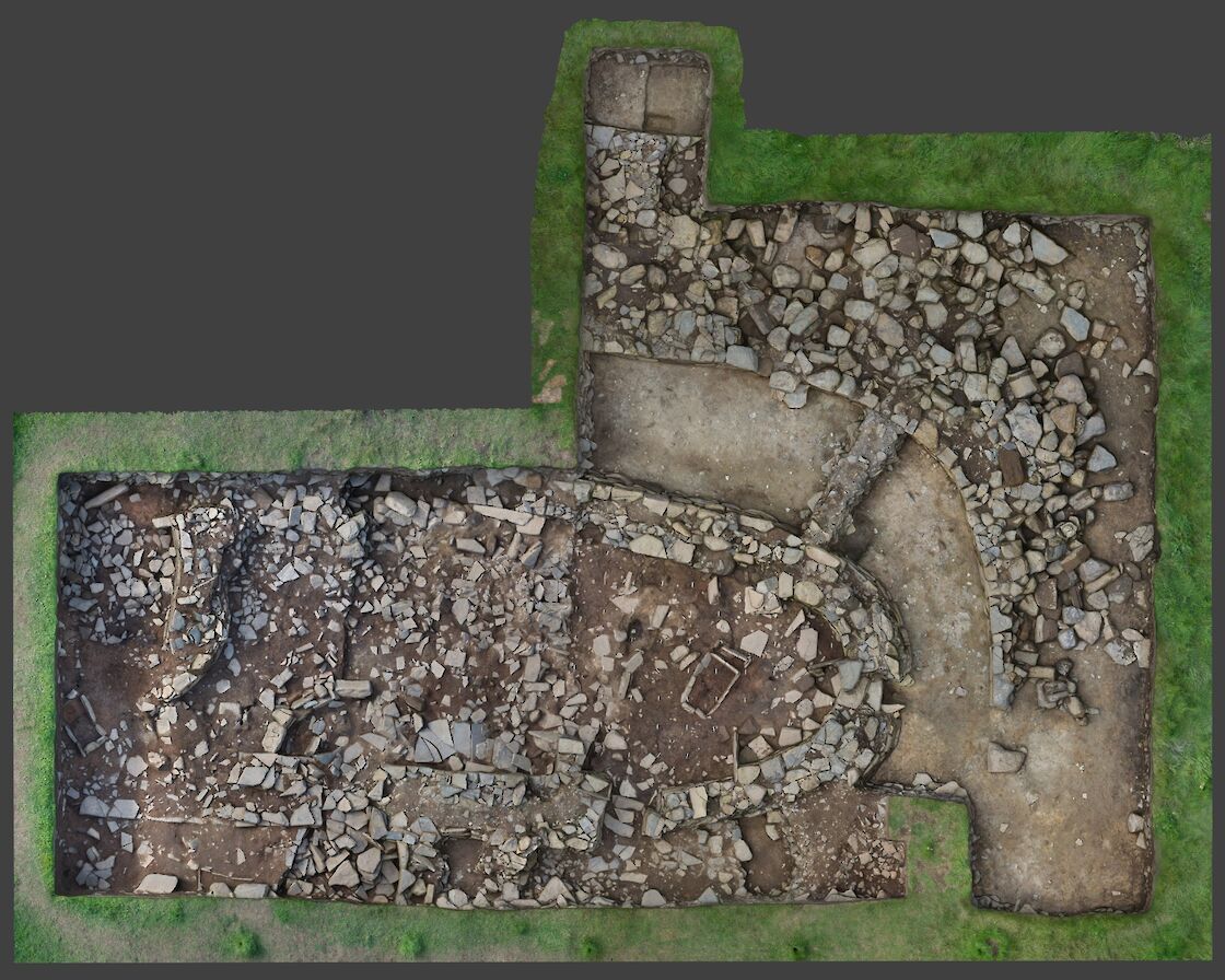 Trench J at the Ness of Brodgar