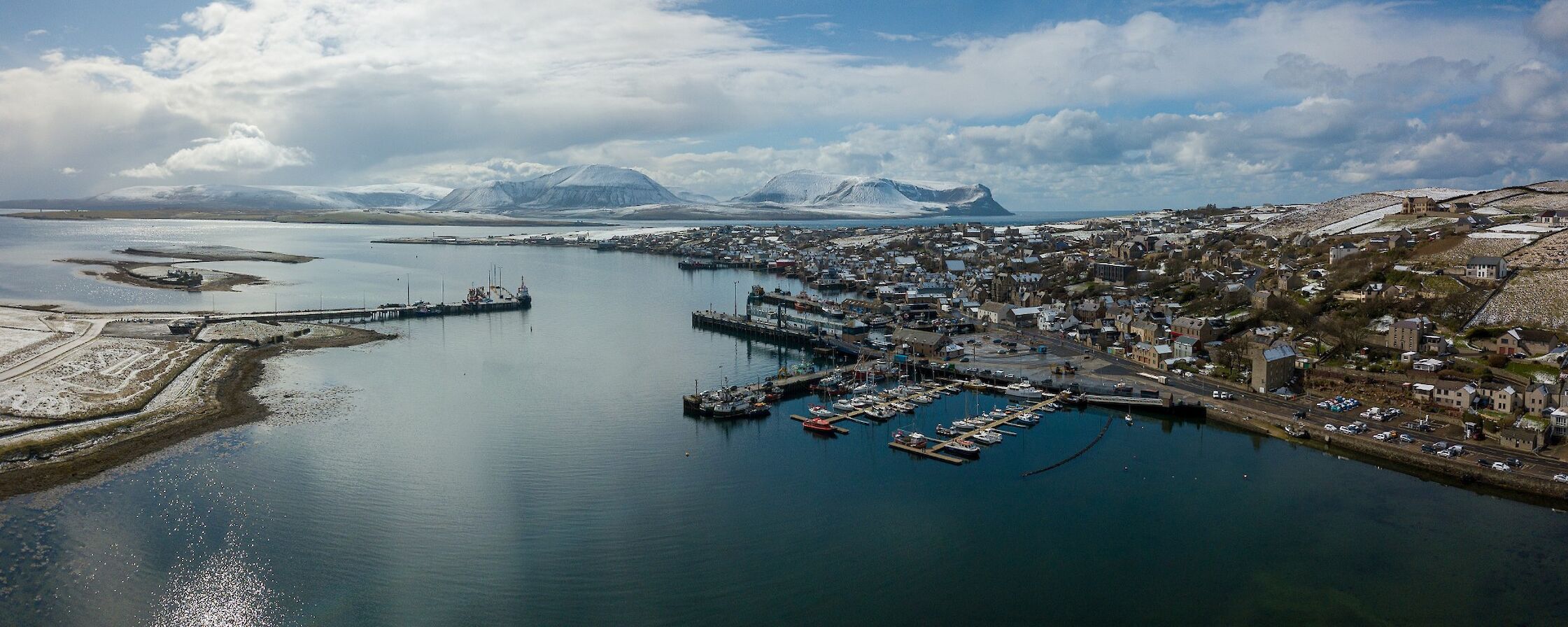Stromness in winter, Orkney - image by John Stoddard