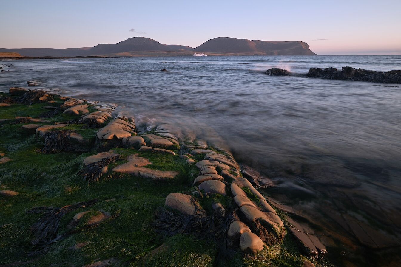 Warebeth beach at dusk, Orkney - image by John Stoddard