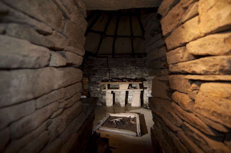 Visitors will get a unique view inside one of the houses at Skara Brae - image courtesy Historic Environment Scotland