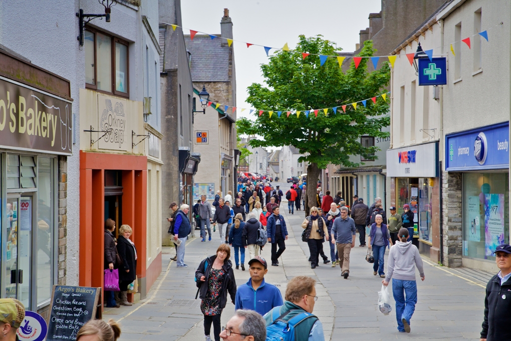 Albert Street in Kirkwall, Orkney - image by Colin Keldie