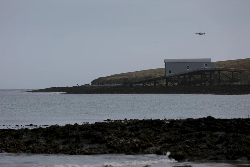 The former lifeboat station, now museum, at Brims