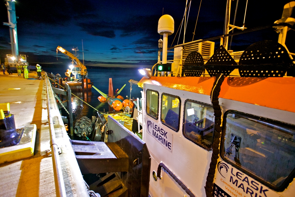 Leask Marine has been part of this project since 2015 - image by Colin Keldie