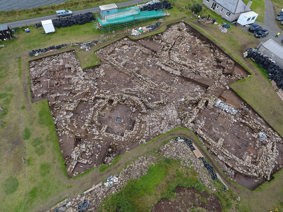 Aerial view of main trench - image by Scott Pike