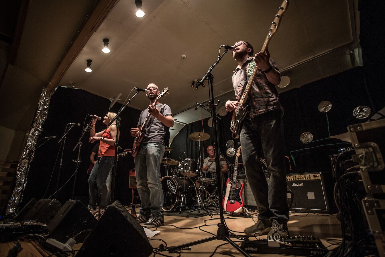 Gig at the Hoy Hoolie, Orkney