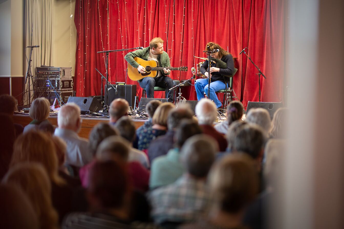 Performance at the Orkney Folk Festival