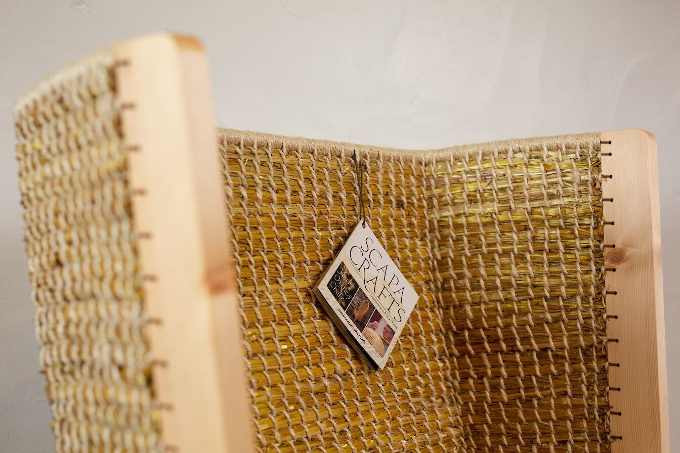 An Orkney chair at Scapa Crafts