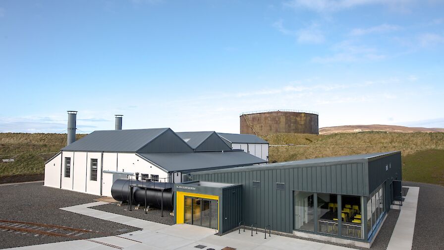 View of the Scapa Flow Museum after refurbishment work