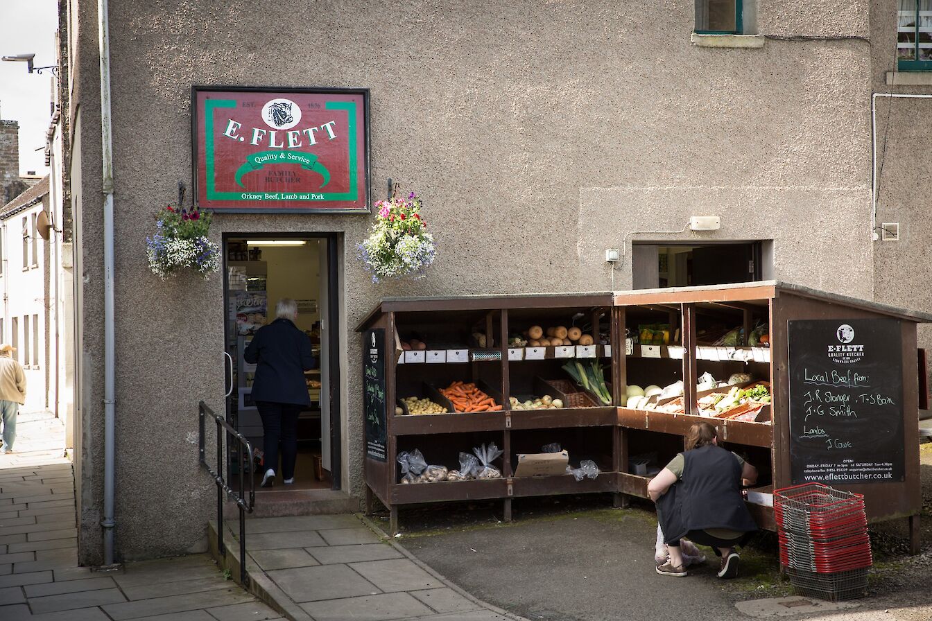 E. Flett Butcher in Stromness