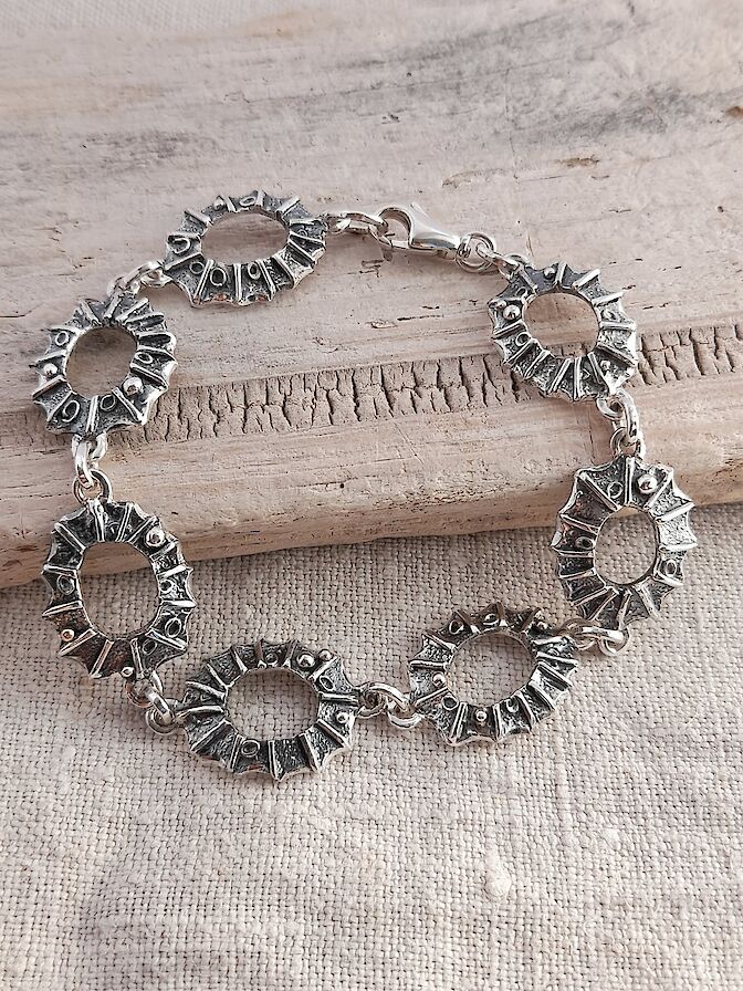 Limpet shell shard bracelet from Marion Miller Jewellery