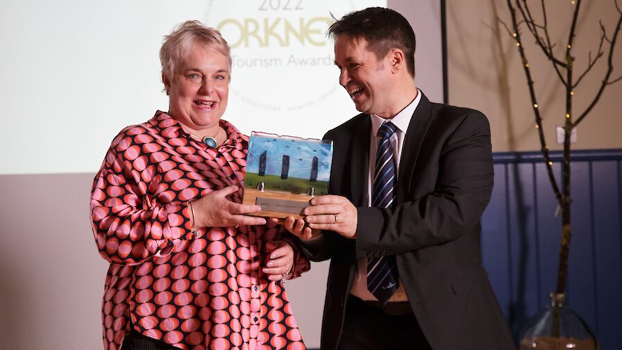 Best Welcome to Orkney was won by the Ship2Shore team