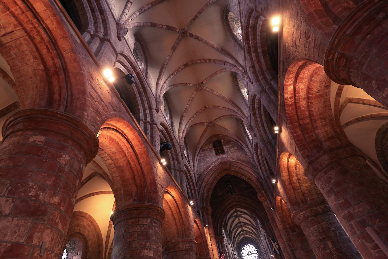 Inside St Magnus Cathedral, Orkney