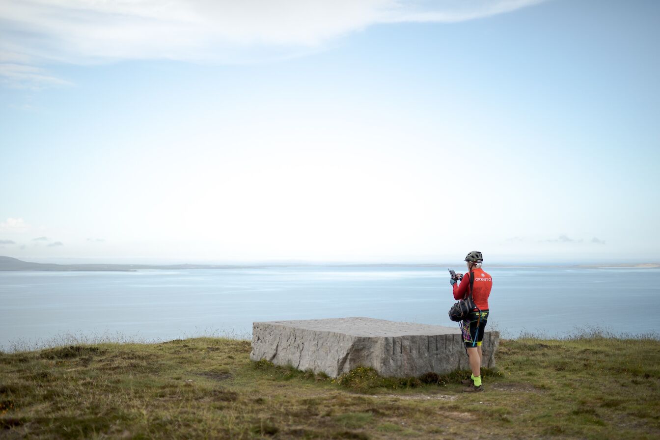 Ian Hamilton Finlay sculpture, Rousay, Orkney