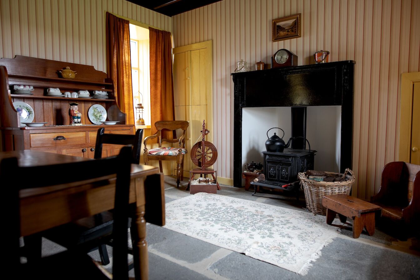 Inside the Flotta Heritage Centre, Flotta, Orkney