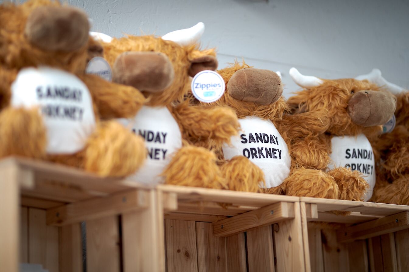 Some of the gifts on offer at 59 Degrees North, Sanday, Orkney