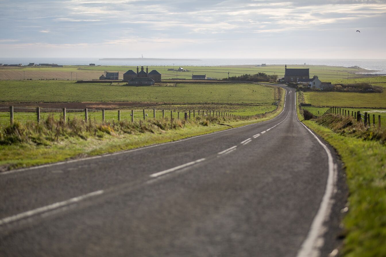 View towards the Pentland Skerries from South Ronaldsay, Orkney