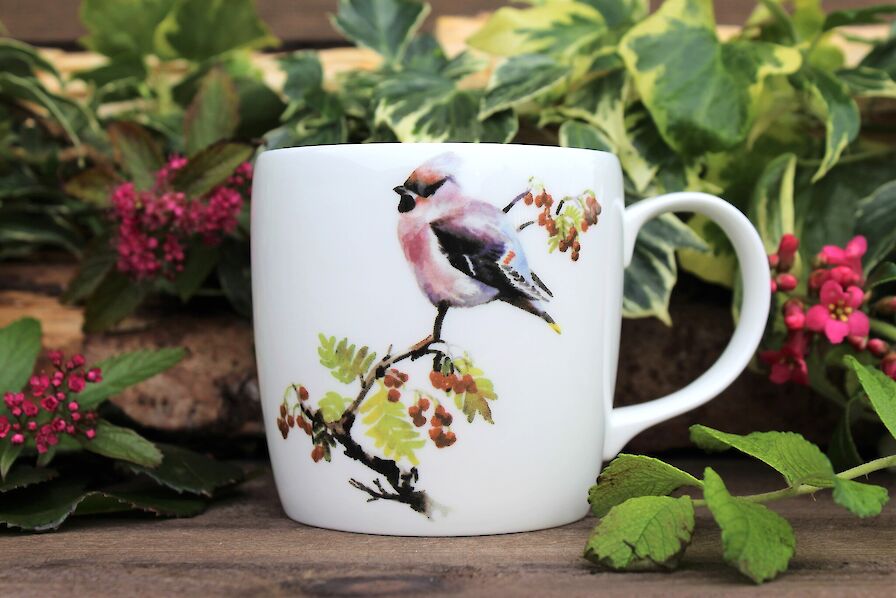 Waxwing Barrel Mug