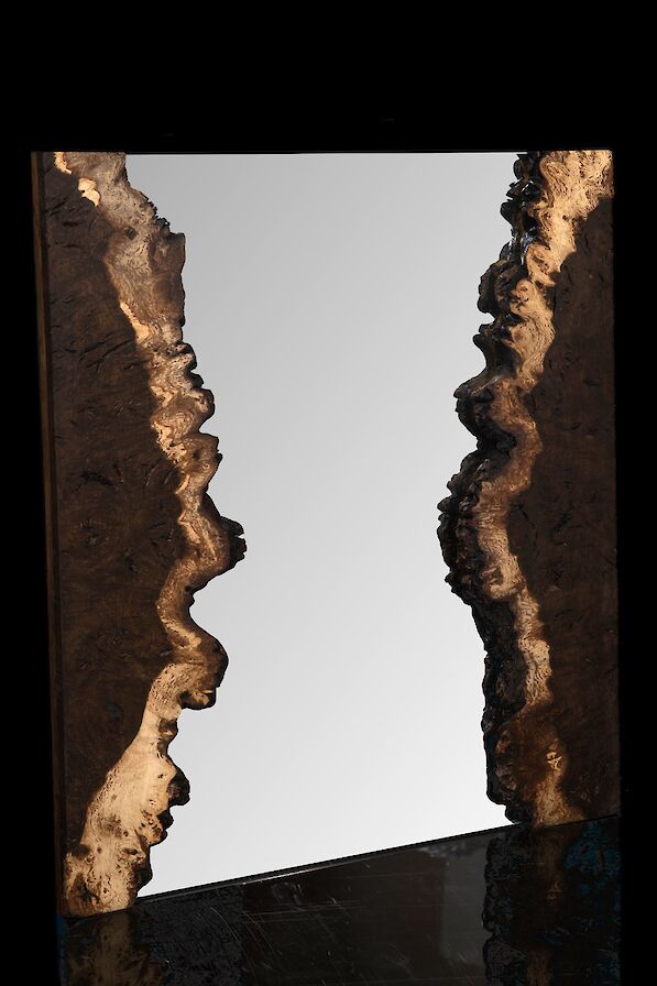Storm river mirror by Leo Kerr Mirrors