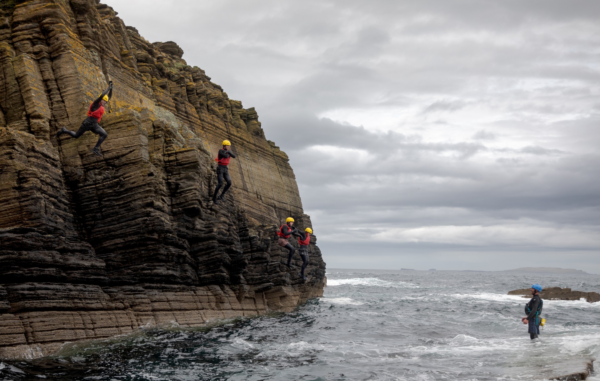 Over the Edge Coasteering in Orkney