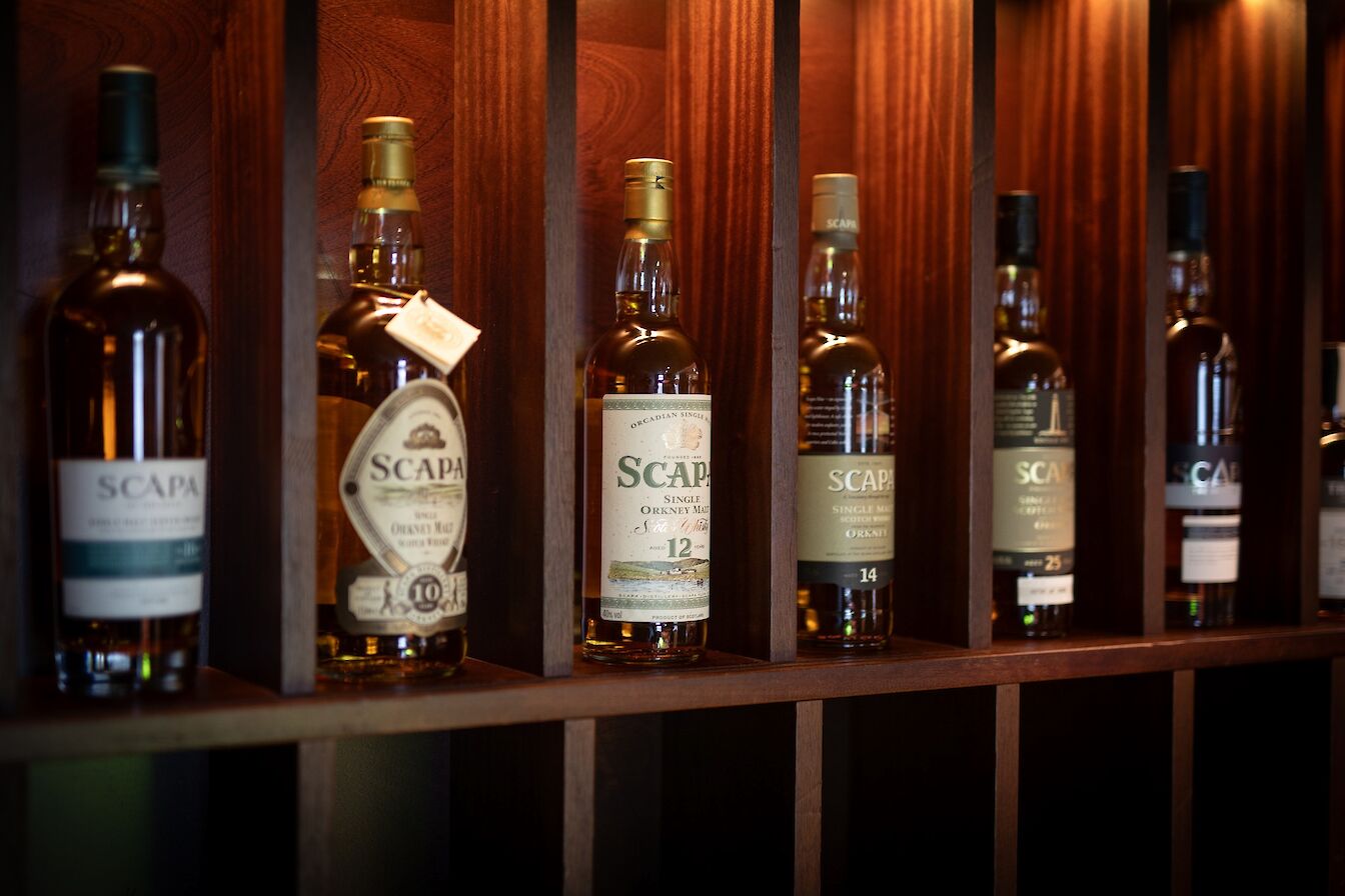 The new Scapa Distillery shop, Orkney