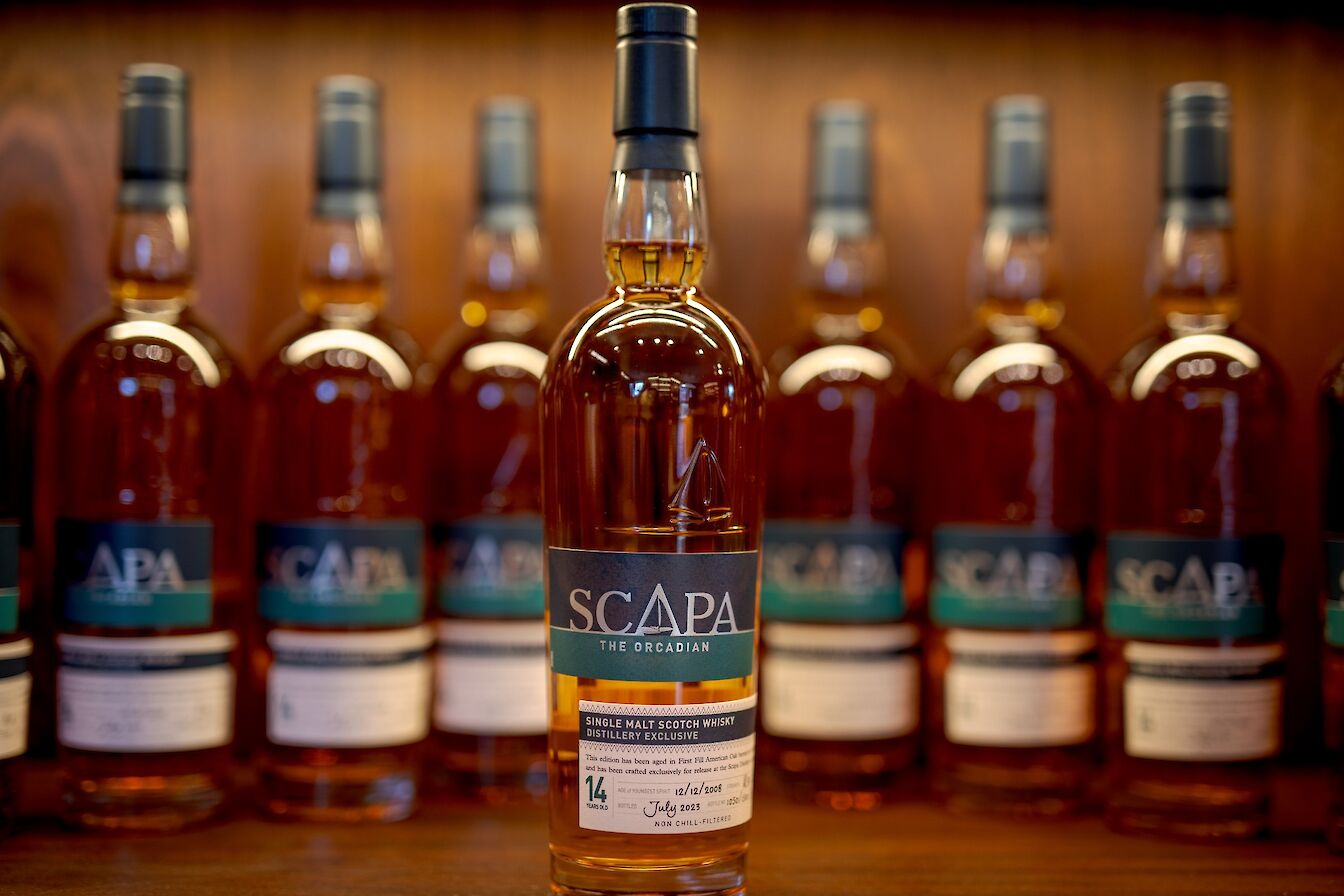 The new Scapa Distillery shop, Orkney