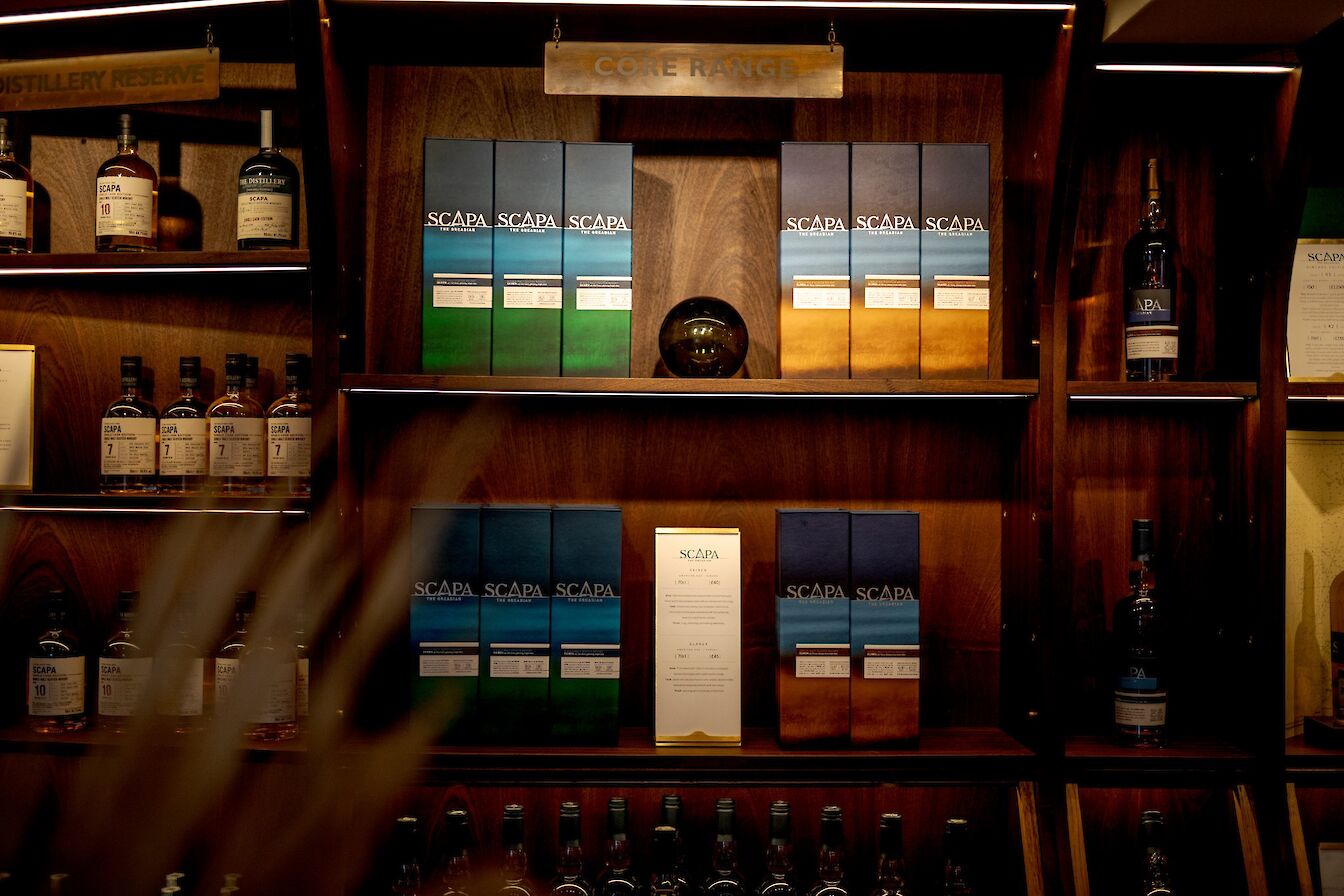 The new Scapa Distillery shop, Orkney