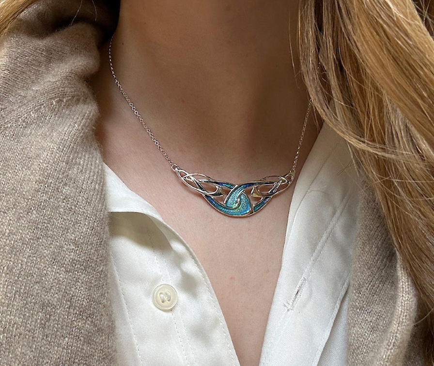 Archibald Knox Silver Necklet