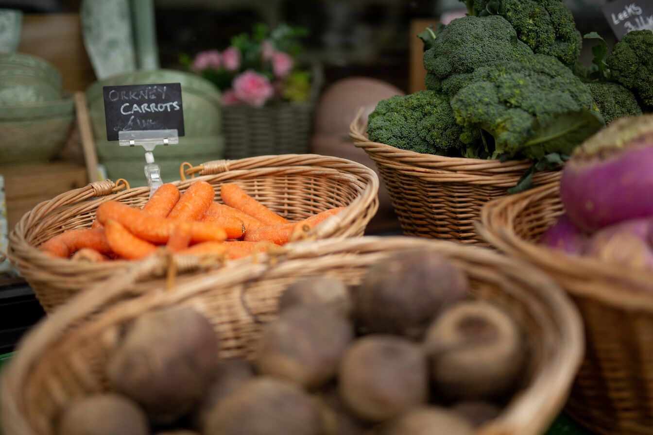Fresh Orkney produce at William Shearer