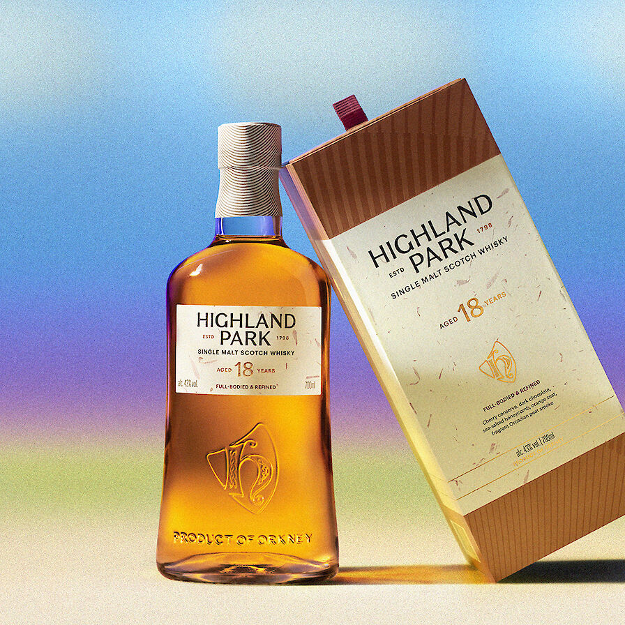 Highland Park 18-year-old new bottle and box designs