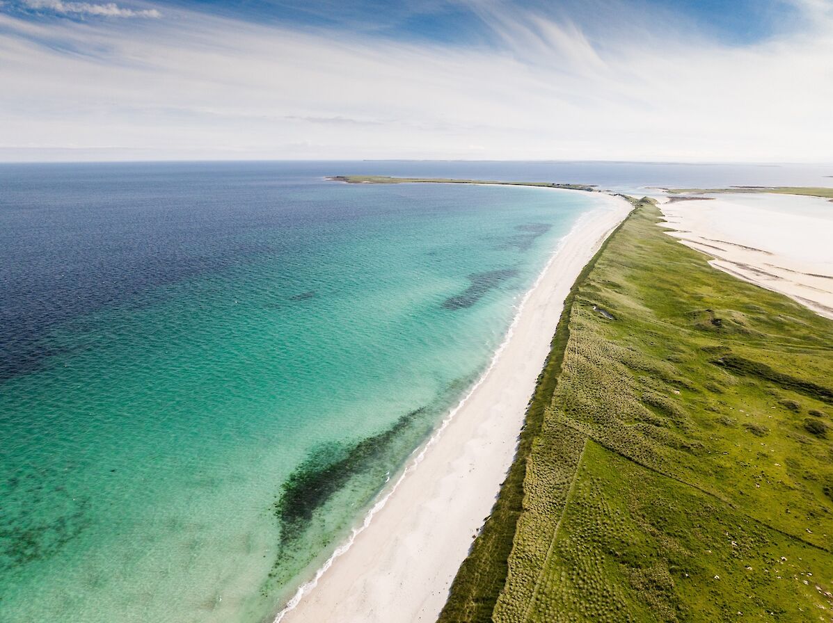 View over Tresness, Sanday, Orkney