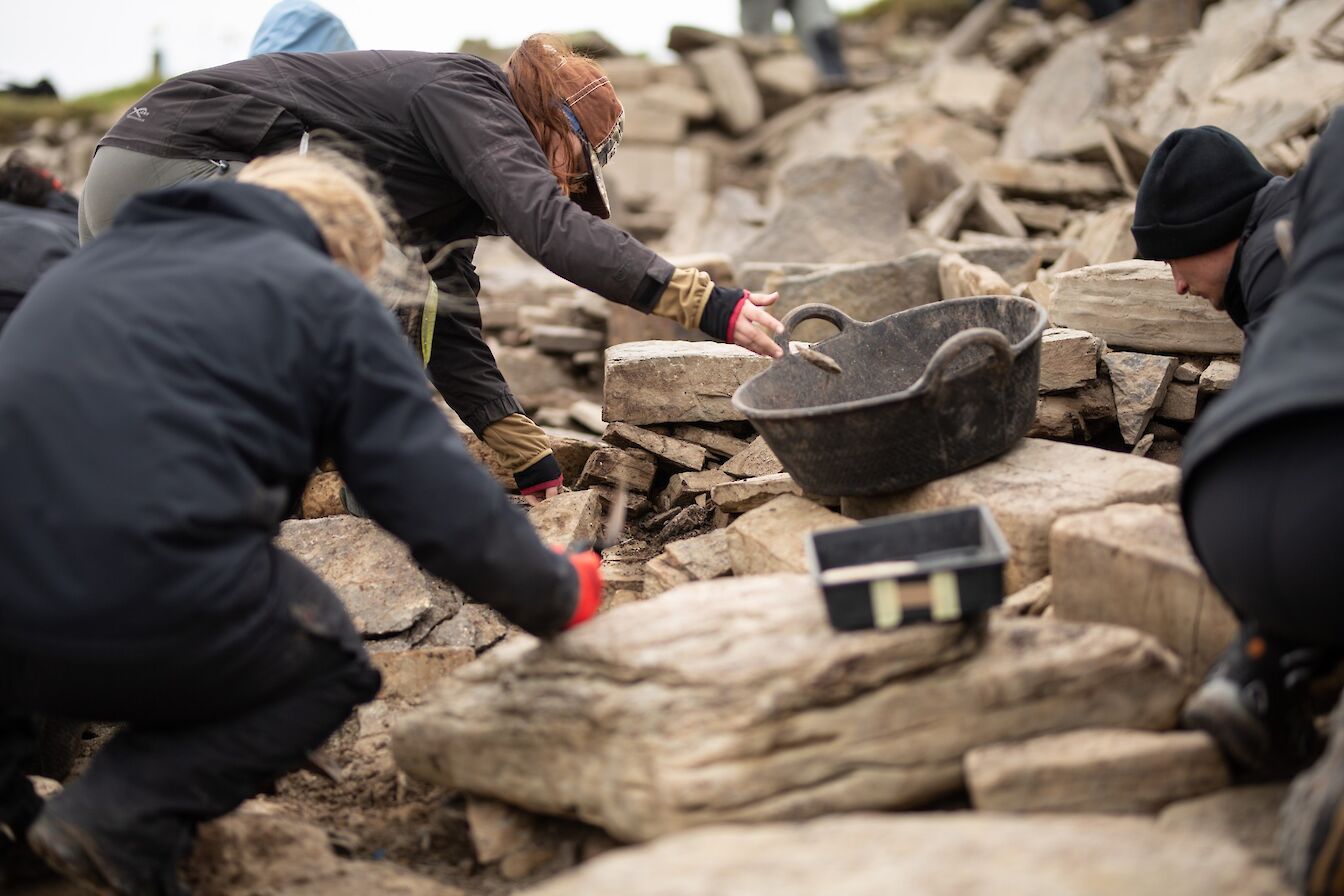 Dig at Swandro, Orkney