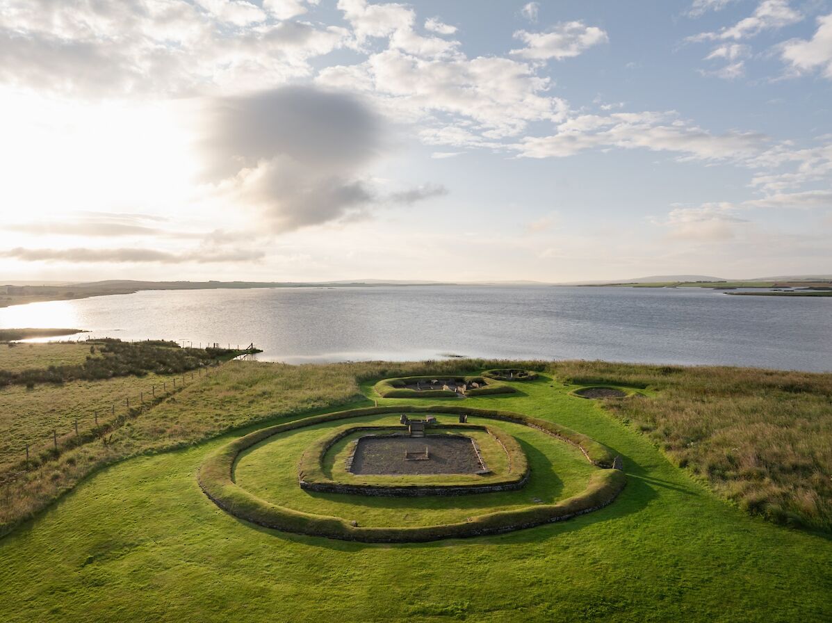 View over Barnhouse, Orkney