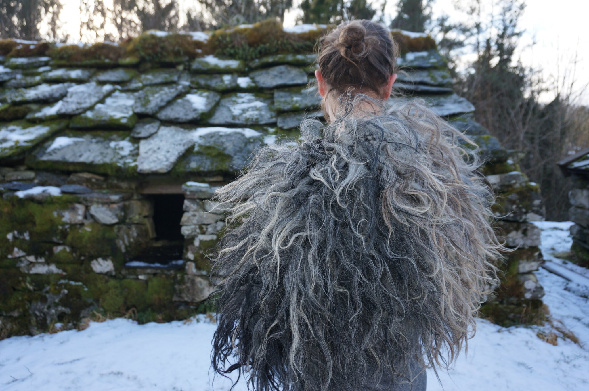 Norse cloak by Meg Rodger from the Birlinn Yarn Company